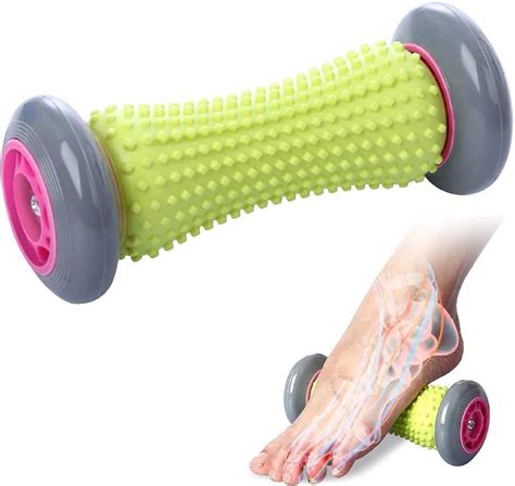 SLINCE Foot/Hand Massage Roller with Wheels | Ideal for Physiotherapy ...