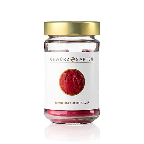 Spice Garden Malinovy ovocny prasek, 120 g, Sklenka | GOURMET VERSAND ...