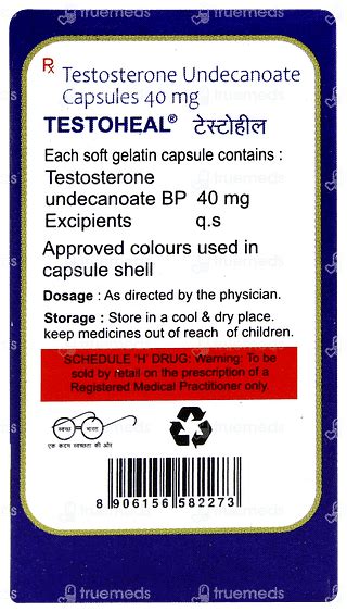 Testoheal Capsule 10 - Uses, Side Effects, Dosage, Price | Truemeds