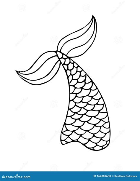 Simple Drawings Of Mermaid Tails