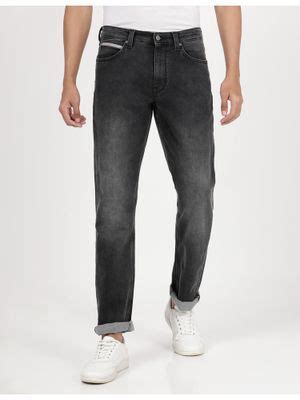 Buy Lee Men Straight Fit Grey Jeans (Rodeo) Online
