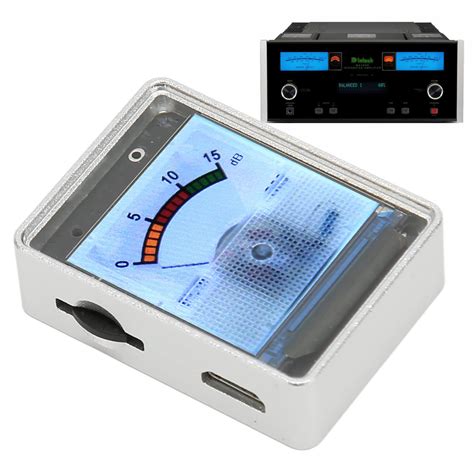Buy VU Meter, 1.3 Display, 42DB, Aluminum Alloy Body, Analog VU Meter ...