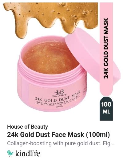 House of Beauty: 24k Gold Dust Face Mask (100ml)