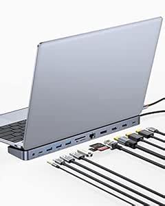 Baseus Laptop Docking Station, 4K Multitasking USB C Docking Station ...