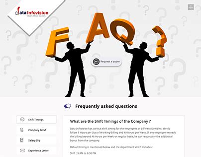 FAQ Page Design 的图像结果
