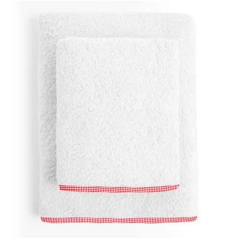Organic Red Checks Junior Towel Set | Kids Accessories : Ikka Dukka ...