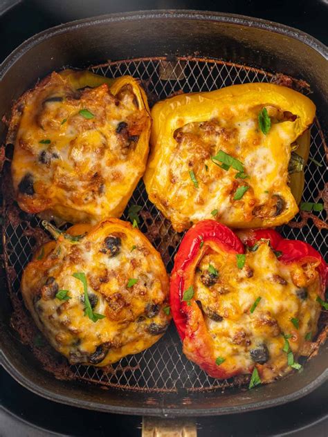 Ground Beef Stuffed Peppers In Air Fryer at Samuel Donohoe blog