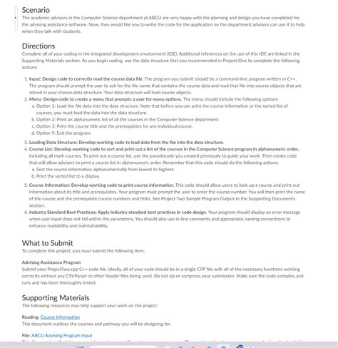 Solved CS 300 ﻿FINAL PROJECT ABCU.CPP | Chegg.com