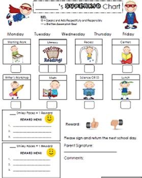 Behavior Modification Chart 的图像结果