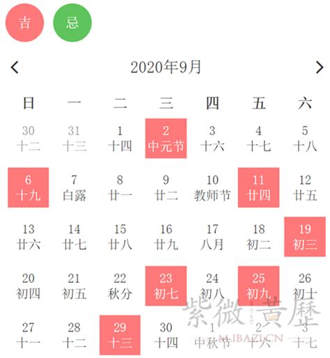 2019年1月黄道吉日一览表_万年历