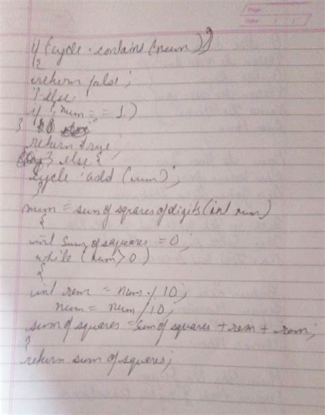 Write a program in java to check whether a number is a happy number or ...