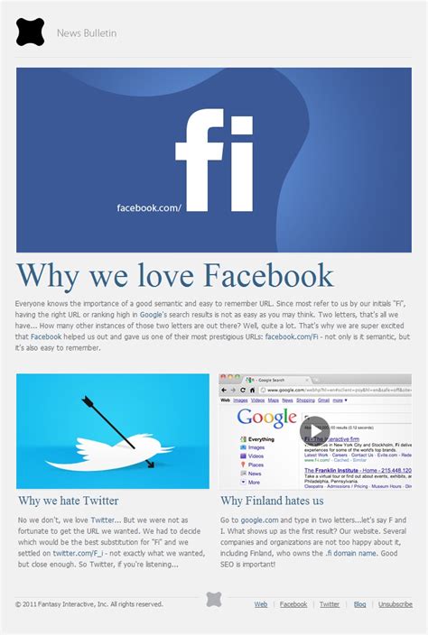 Creative HTML Email Examples 的图像结果