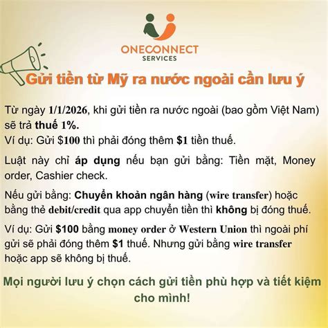 Người Việt Rao Vặt Lưu ý thay đổi khi chuyển tiền từ 2026 - KINHDOANH ...