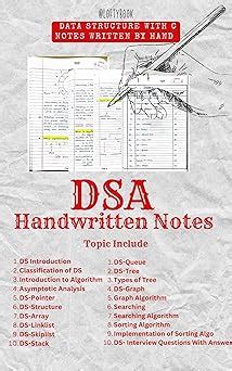 Data Structure And Algorithm Handwritten Notes: Full DSA Syllabus ...