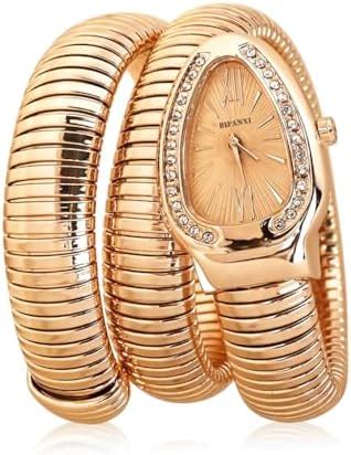 Buy SANNIDHI® Serpentine Wrap Wristwatch for Women Bracelet Wristwatch ...
