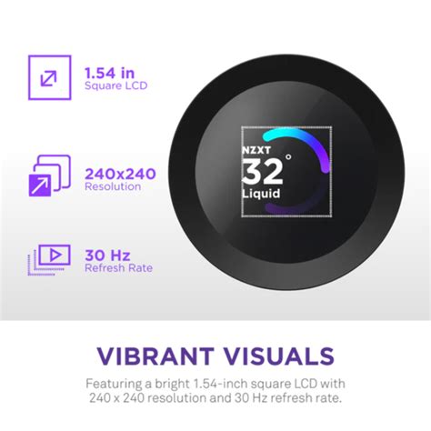 Buy NZXT Kraken Plus 360 RGB 360mm CPU Liquid Cooler ( With LCD Display ...