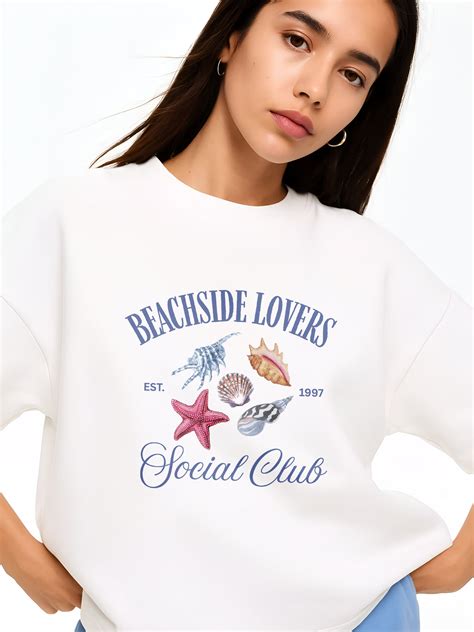 Beachside Lovers Oversized T-Shirt- White – UniBlu
