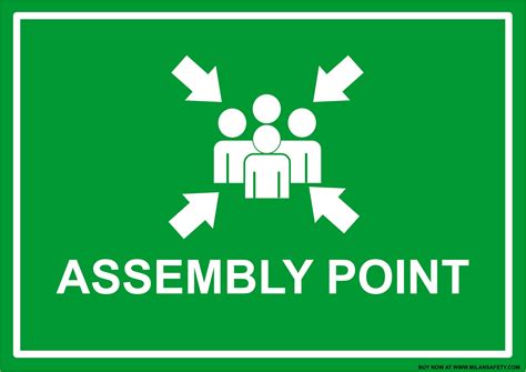 Assembly Point Signage – Milansafety