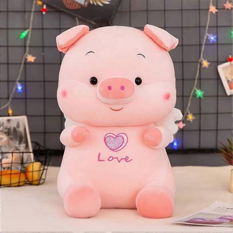 Teddy Daddy Cute Flying Love Pig Stuffed Toys - 30 cm - Cute Flying ...