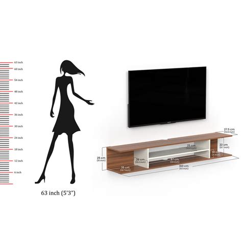 Sanque Tv Unit large (Premyrr range, Walnut & White) — Bluewud