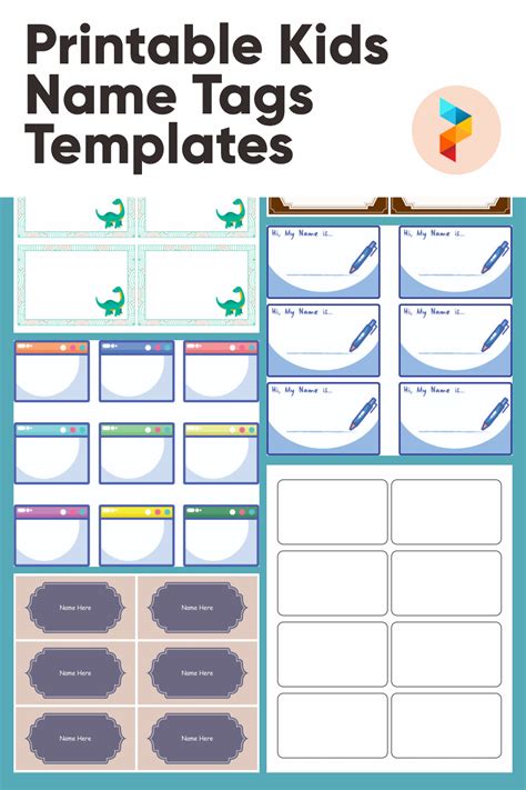 Printable Name Tags For Kids