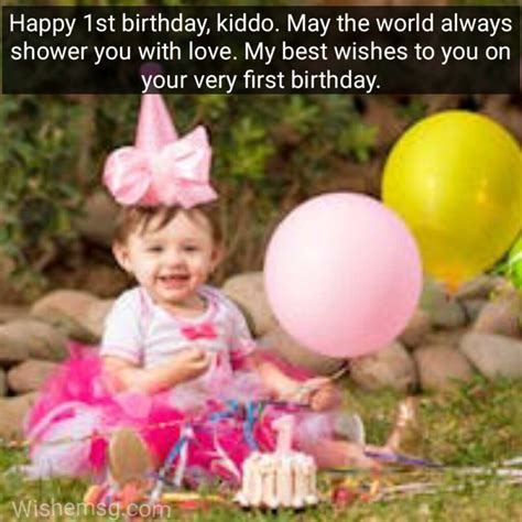 200+First Birthday Quotes For Baby Girl - Wishemsg.Com