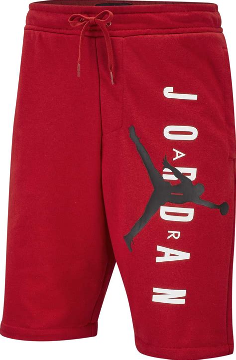 Jordan Men's Jumpman Air Fleece Shorts, Size: Large, Gym Red/Black ...