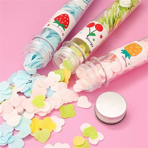 Travel Mini Soap Paper/Disposable Petal Fruit Soap Paper/Portable Bott