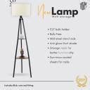 Misr Puff Tripod Floor lamp Price in India - Buy Misr Puff Tripod Floor ...