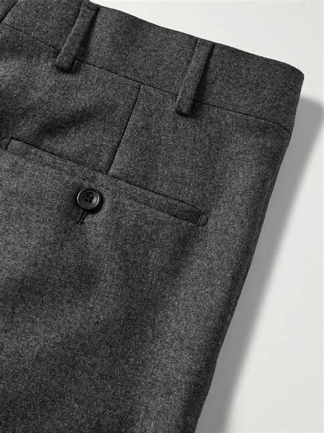 Kingsman - Slim-Fit Straight-Leg Pleated Wool Trousers - Gray Kingsman