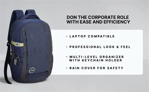 Skybags Valor Pro 01 Laptop Backpack Navy