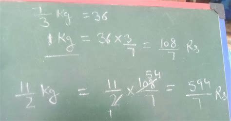 the cost of 7 / 3 kg apple is 36 rupees. find the cost of following one ...