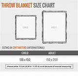 Throw Blanket Size Chart - Fandomaniax