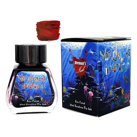 Van Dieman's Underwater Ink Bottle, Fire Coral - 30ml – Makoba