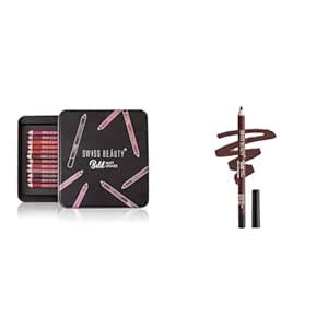 Buy SWISS BEAUTY Bold Matt Lip Liner | Set of 12 | Long-lasting |Matte ...