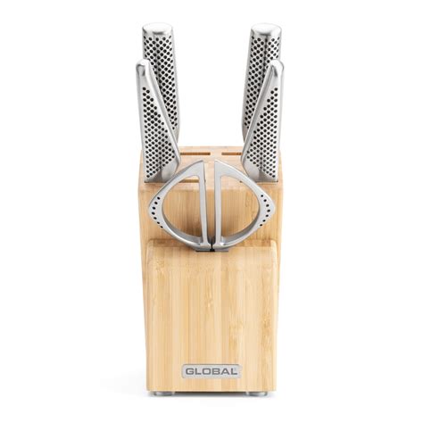 Global Knife Set With Knife Block - Boutique RICARDO