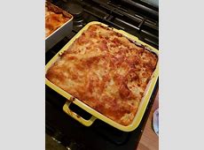 First time I've ever made lasagne from scratch, pretty  