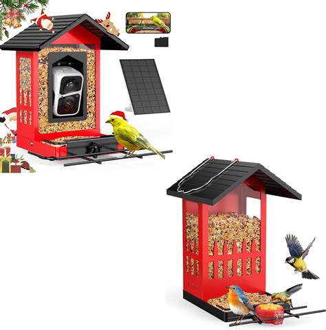 Amazon.com : birdsnap® APS - Metal Bird Feeder with Camera & PHE Metal ...