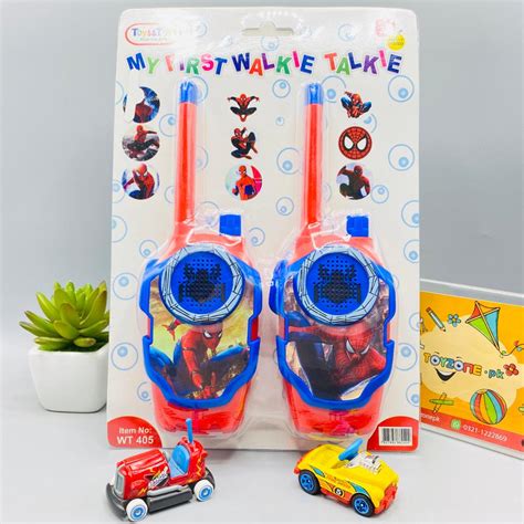 Spiderman 2-Way Walkie Talkie Set – Toyzone – Wholesale