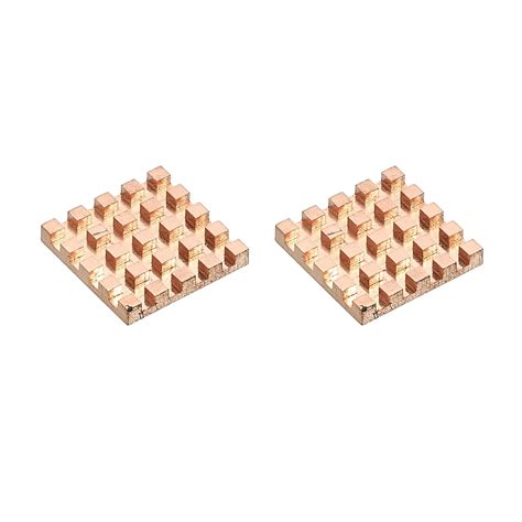 Amazon.co.jp: uxcell ヒートシンクキット 純銅 15 x 15 x 2 mm ICチップMOSメモリ放熱用 サーマルパッド ...