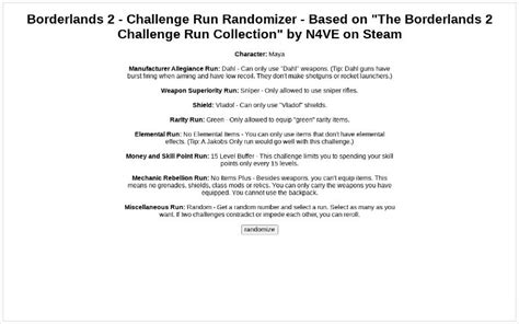 Image result for Borderlands 2 Randomizer Mod