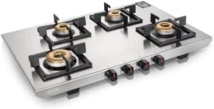 Sujata Gas Stove | 9 Years Warranty | 4 Burner Gas Stove Glass Top ...