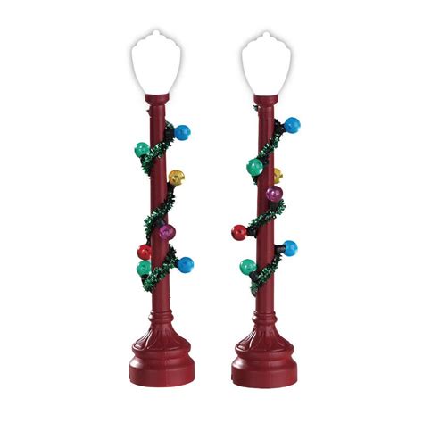 LEMAX Red Globe Street Lamp, Set Of 2 #74229 | Michaels