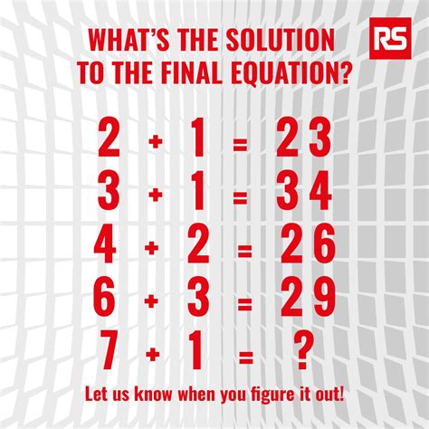 RS on Twitter: "When working out an equation, sometimes the solution isn't too obvious. 👀 What ...