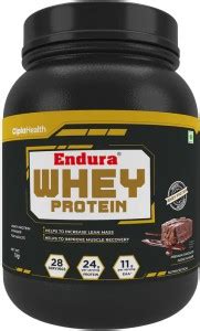 Endura Gym Whey Protein Powder | Muscle Recovery | Choco Fudge Flavour ...