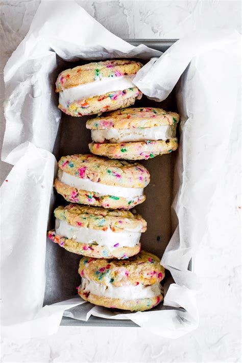 Sugar Cookie Ice Cream Sandwich - A Cookie Named Desire