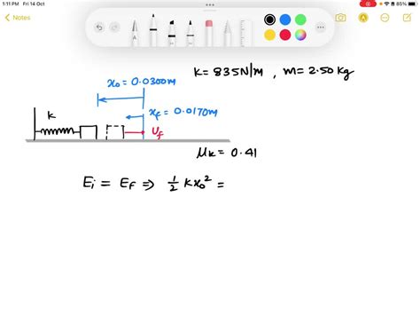 Image result for Spring Force Max Speed of Block with Friction