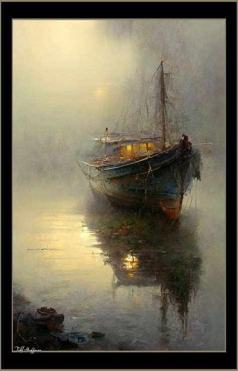 Boat Painting Acrylic | Sailing Wall Art