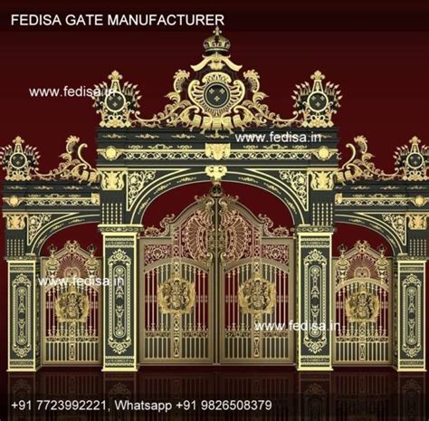 Gate Ka Design Compound Gate Design Modern Front Gate Design Door Gate ...