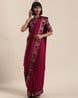 Buy Burgundy Sarees for Women by SHAILY Online | Ajio.com
